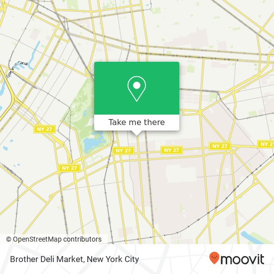 Mapa de Brother Deli Market