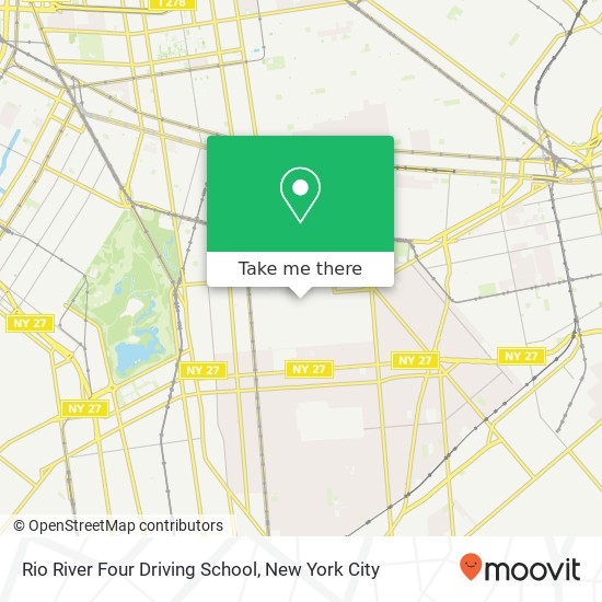 Rio River Four Driving School map