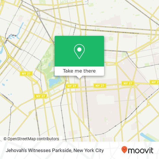 Mapa de Jehovah's Witnesses Parkside