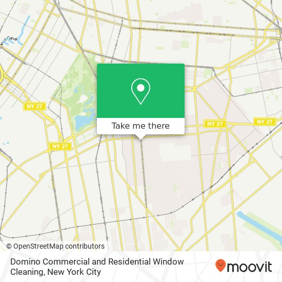 Domino Commercial and Residential Window Cleaning map