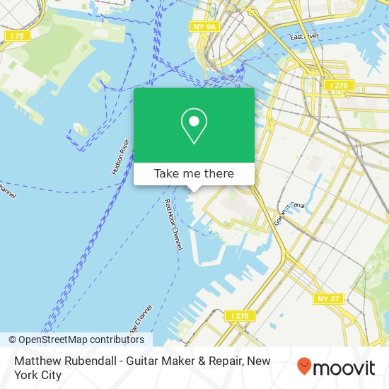 Mapa de Matthew Rubendall - Guitar Maker & Repair