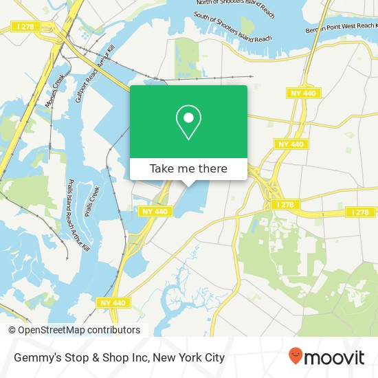 Mapa de Gemmy's Stop & Shop Inc