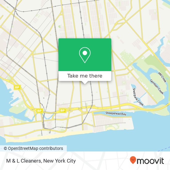 M & L Cleaners map
