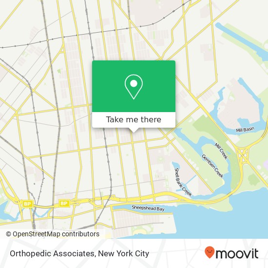 Orthopedic Associates map