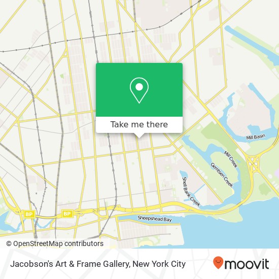 Mapa de Jacobson's Art & Frame Gallery
