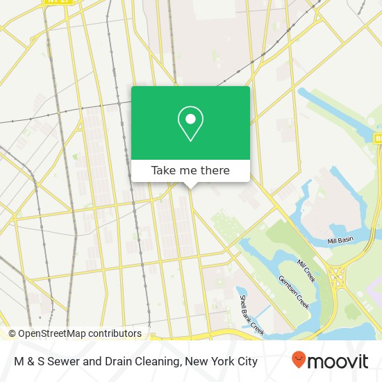 M & S Sewer and Drain Cleaning map