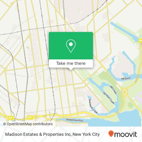 Madison Estates & Properties Inc map