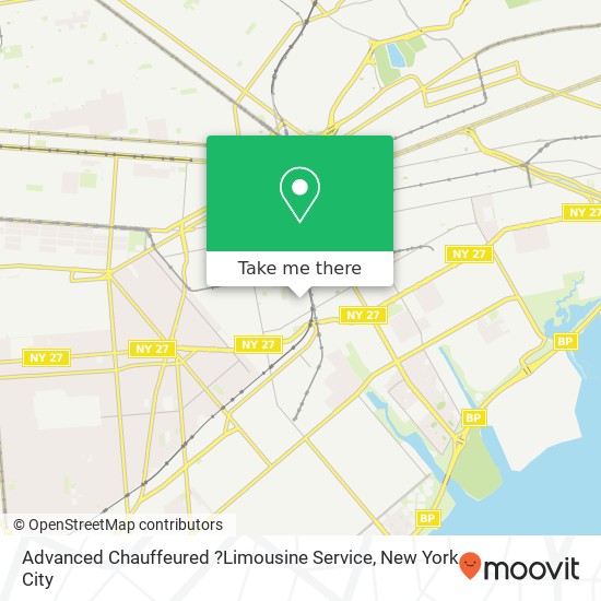 Advanced Chauffeured ?Limousine Service map