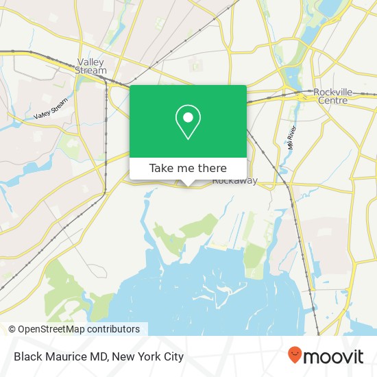 Black Maurice MD map