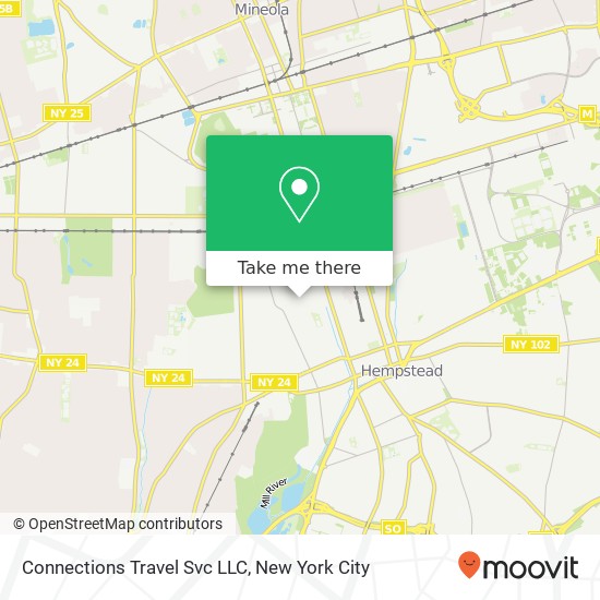 Connections Travel Svc LLC map