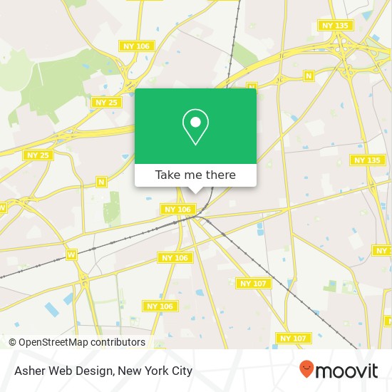 Asher Web Design map