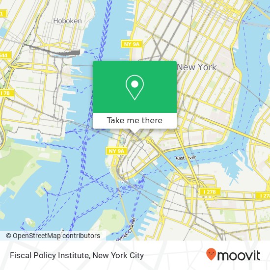 Fiscal Policy Institute map