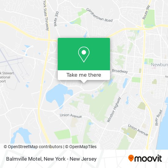 Balmville Motel map
