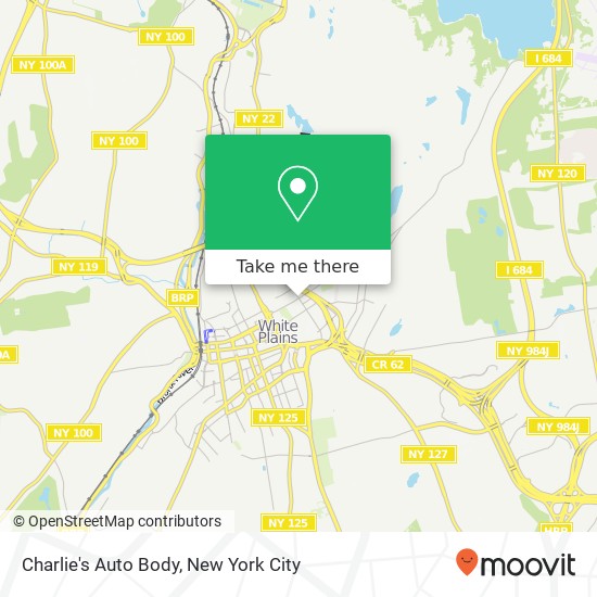 Mapa de Charlie's Auto Body