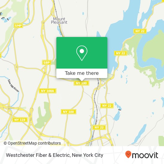 Westchester Fiber & Electric map