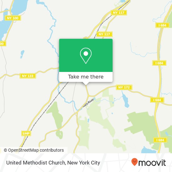 United Methodist Church map