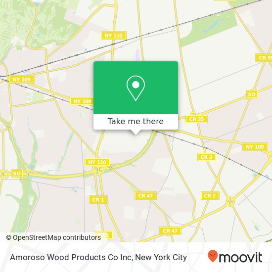 Mapa de Amoroso Wood Products Co Inc