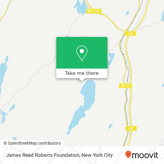 James Reed Roberts Foundation map