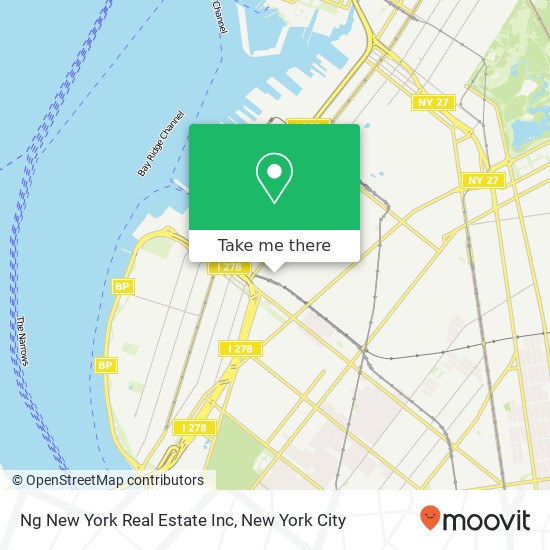 Mapa de Ng New York Real Estate Inc