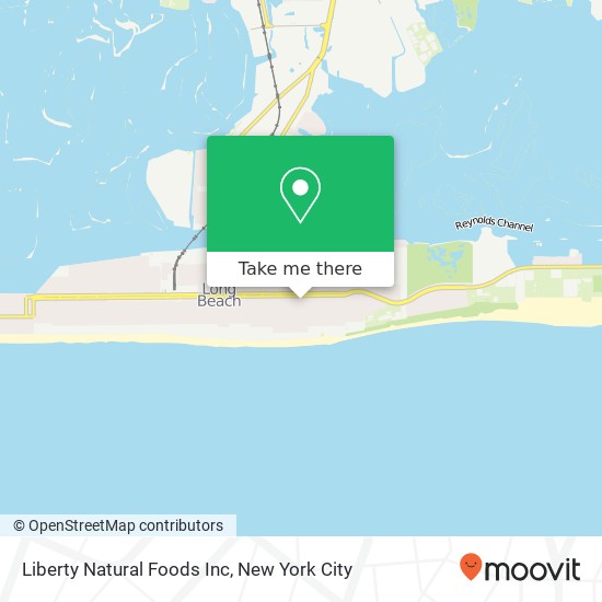 Liberty Natural Foods Inc map