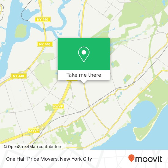 Mapa de One Half Price Movers