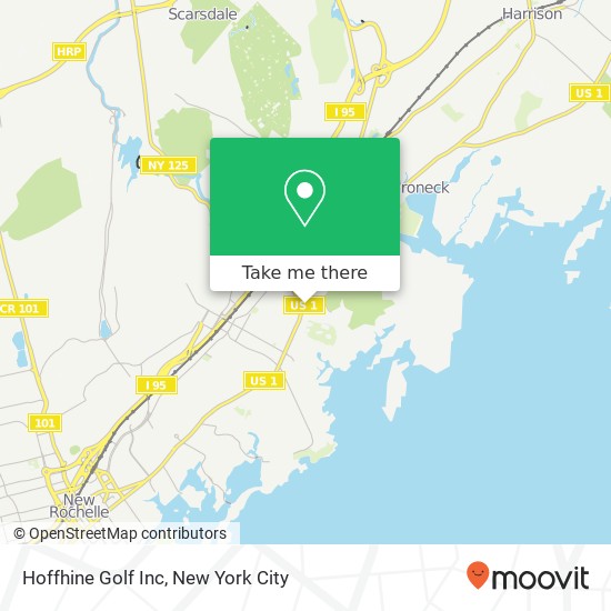 Hoffhine Golf Inc map