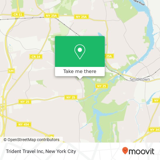 Trident Travel Inc map