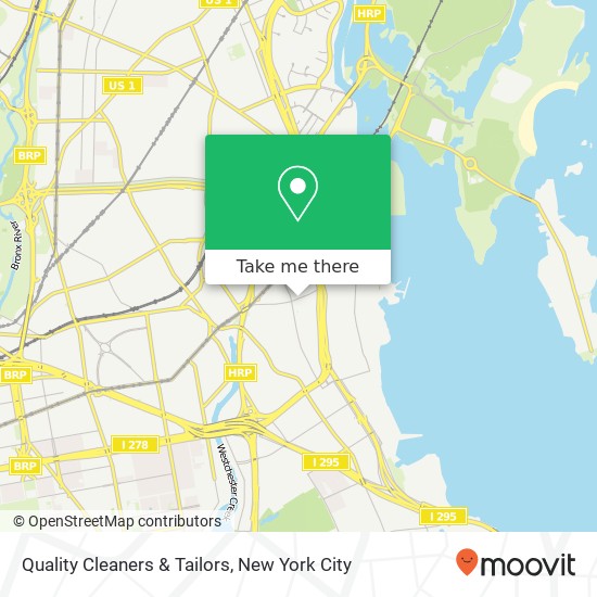 Quality Cleaners & Tailors map