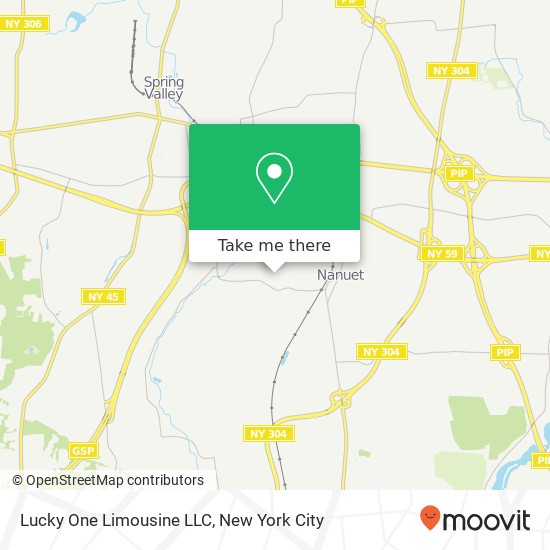 Mapa de Lucky One Limousine LLC