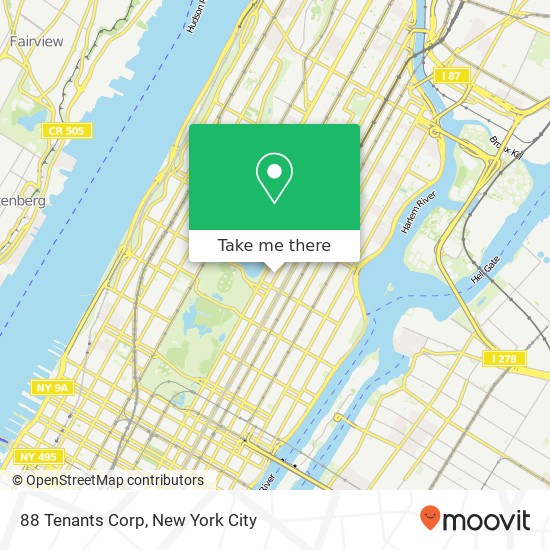 88 Tenants Corp map