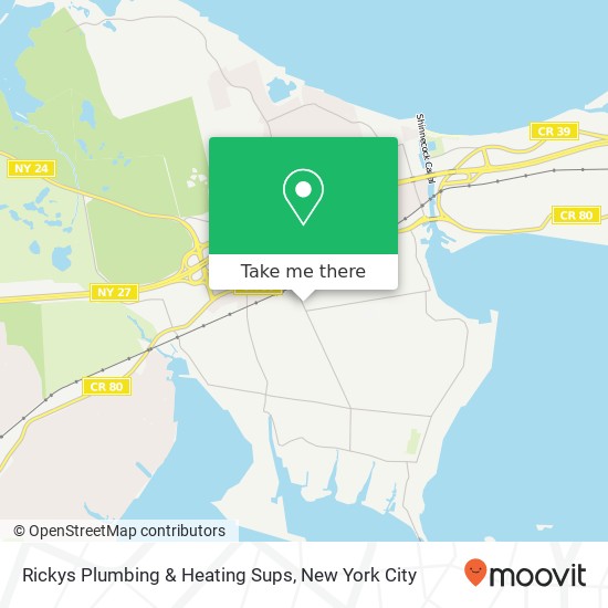 Rickys Plumbing & Heating Sups map