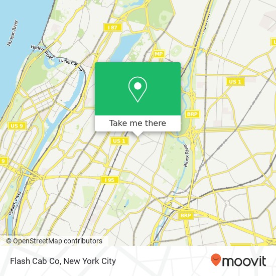 Mapa de Flash Cab Co