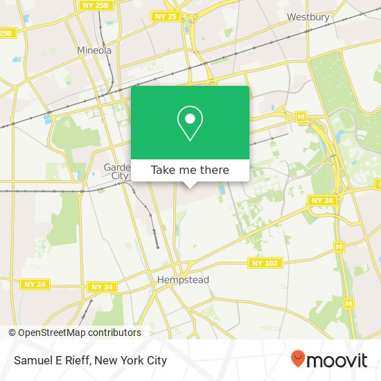 Samuel E Rieff map