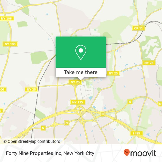 Forty Nine Properties Inc map