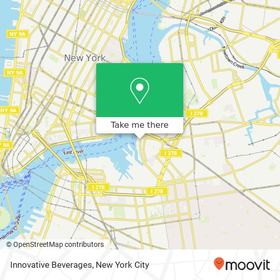 Innovative Beverages map