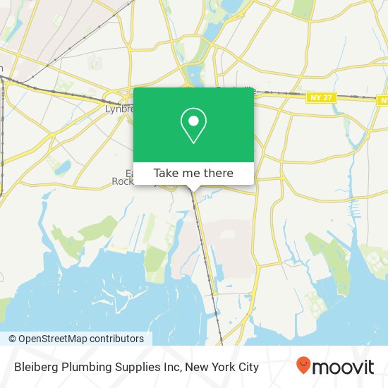 Mapa de Bleiberg Plumbing Supplies Inc