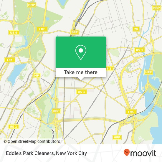 Eddie's Park Cleaners map