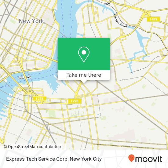 Express Tech Service Corp map