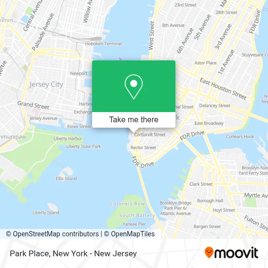 Parc Place map