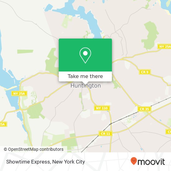 Mapa de Showtime Express