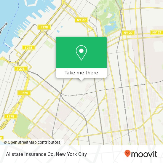 Allstate Insurance Co map