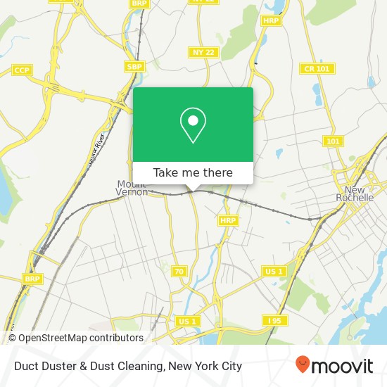 Duct Duster & Dust Cleaning map