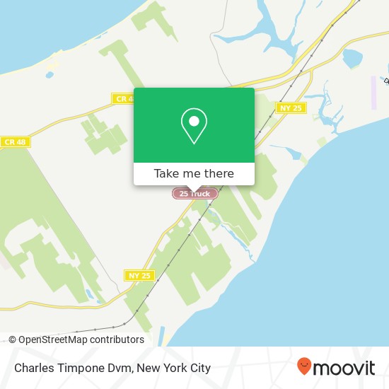 Charles Timpone Dvm map