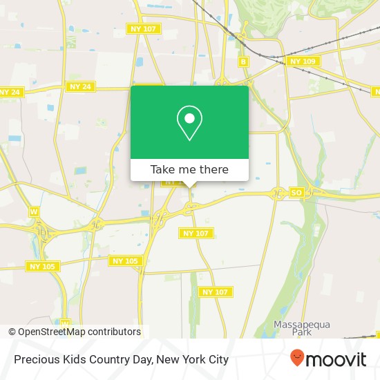 Precious Kids Country Day map