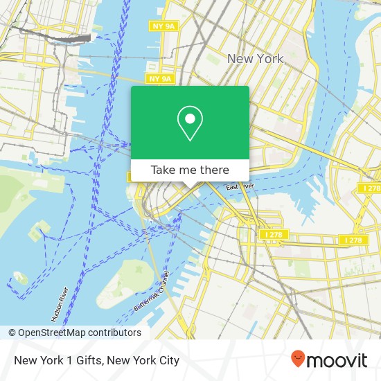 New York 1 Gifts map