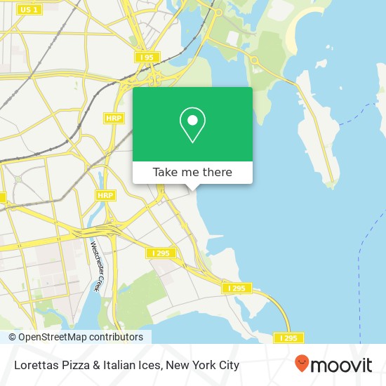 Mapa de Lorettas Pizza & Italian Ices