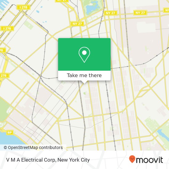 Mapa de V M A Electrical Corp