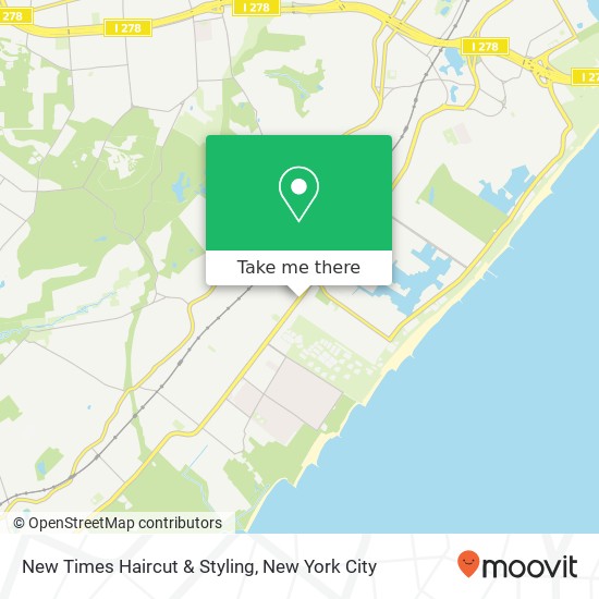 New Times Haircut & Styling map