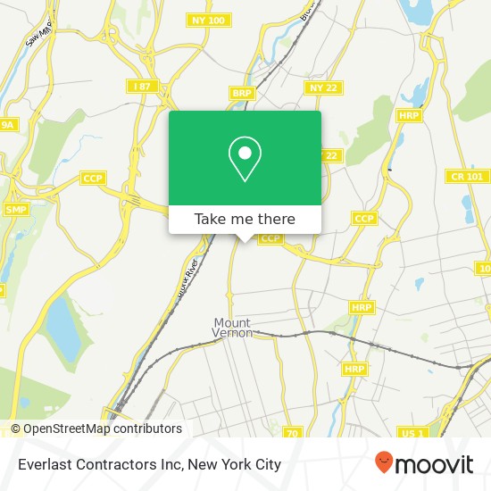 Mapa de Everlast Contractors Inc