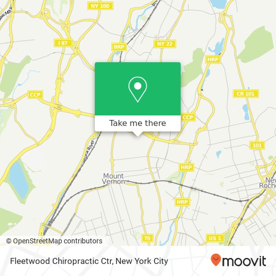 Fleetwood Chiropractic Ctr map